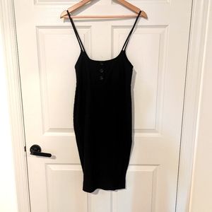 Fashion Nova suspender pencil skirt